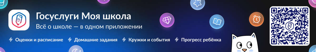 моя школа банер.